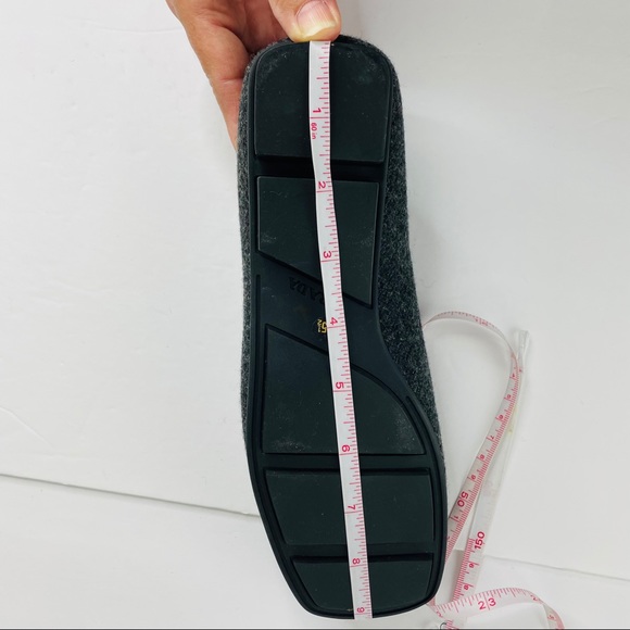 New Prada Loafers Wool Flats Gray Shoes US 5.5 - Picture 9 of 10